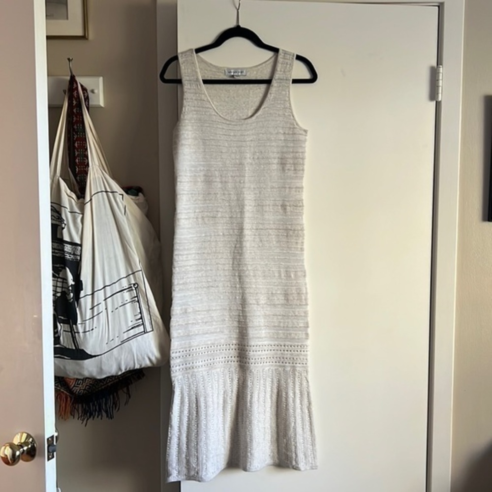 Amour Vert NWOT Cotton Linen Blend Dress
